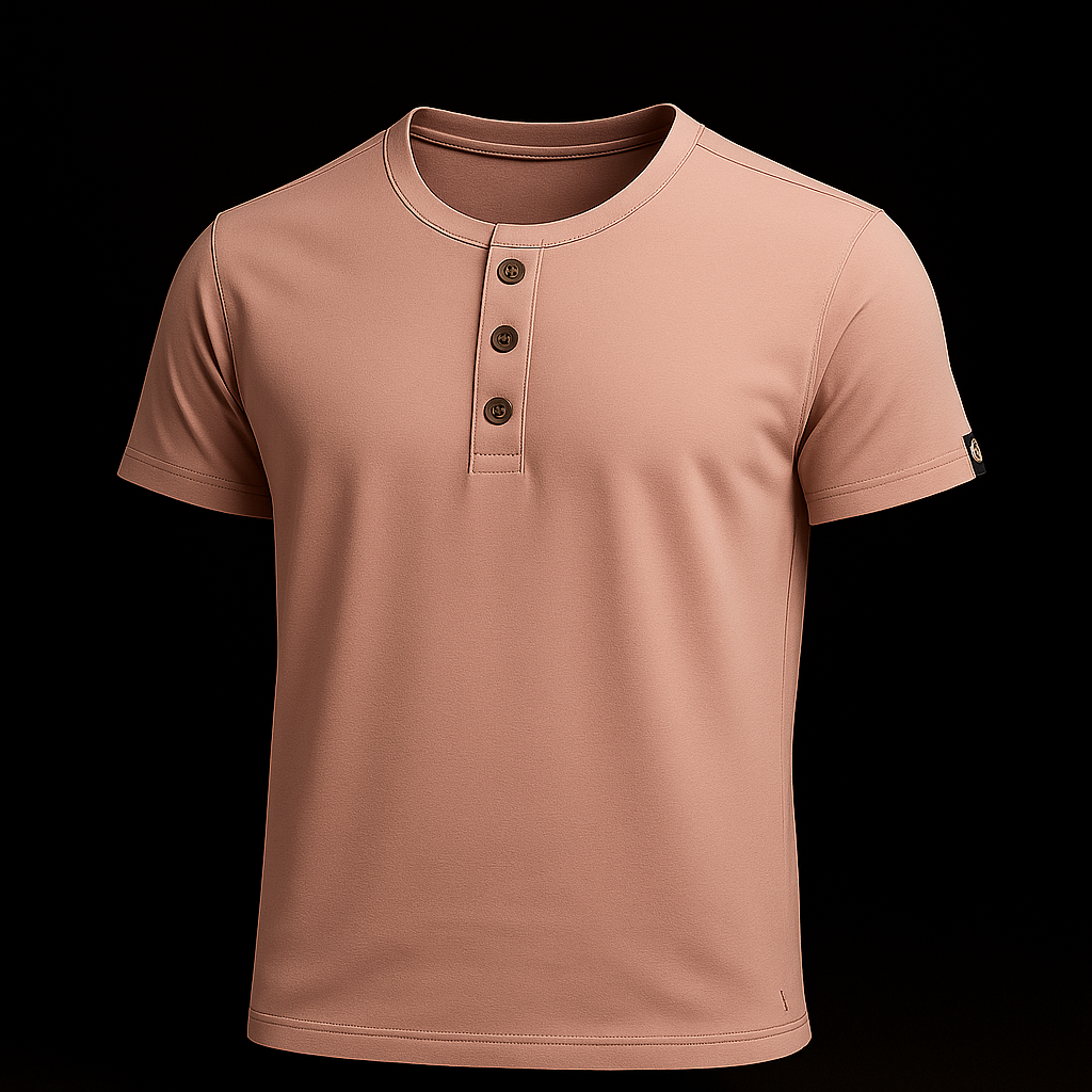 Camiseta Básica con Botones