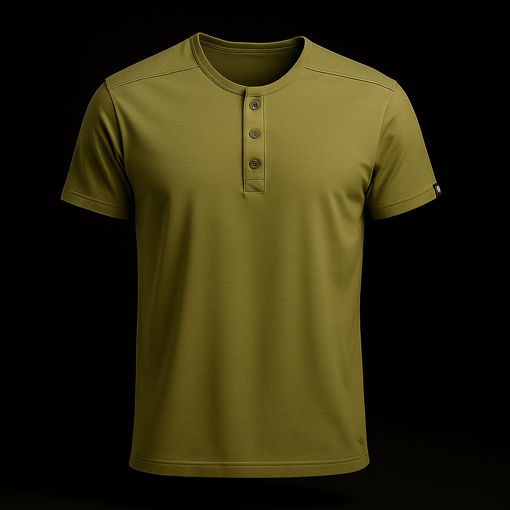 Camiseta Básica con Botones