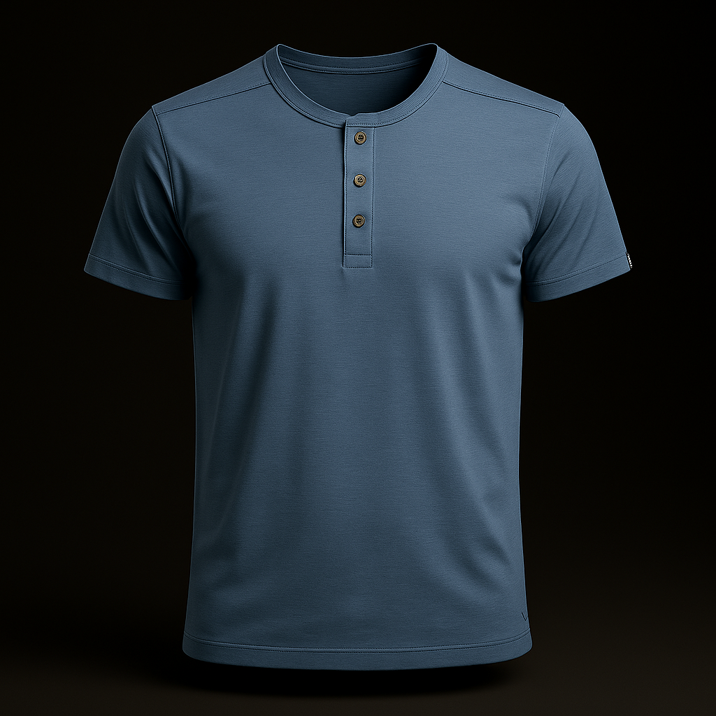 Camiseta Básica con Botones