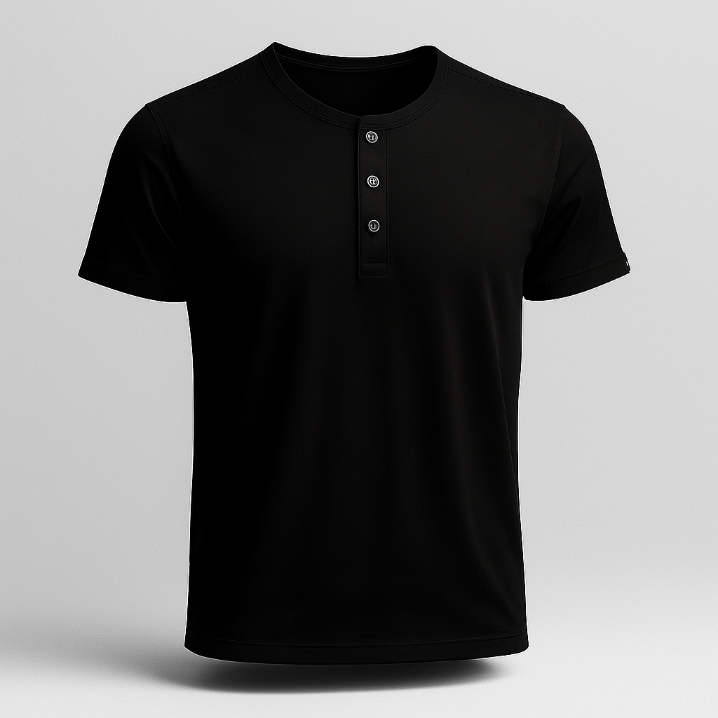 Camiseta Básica con Botones